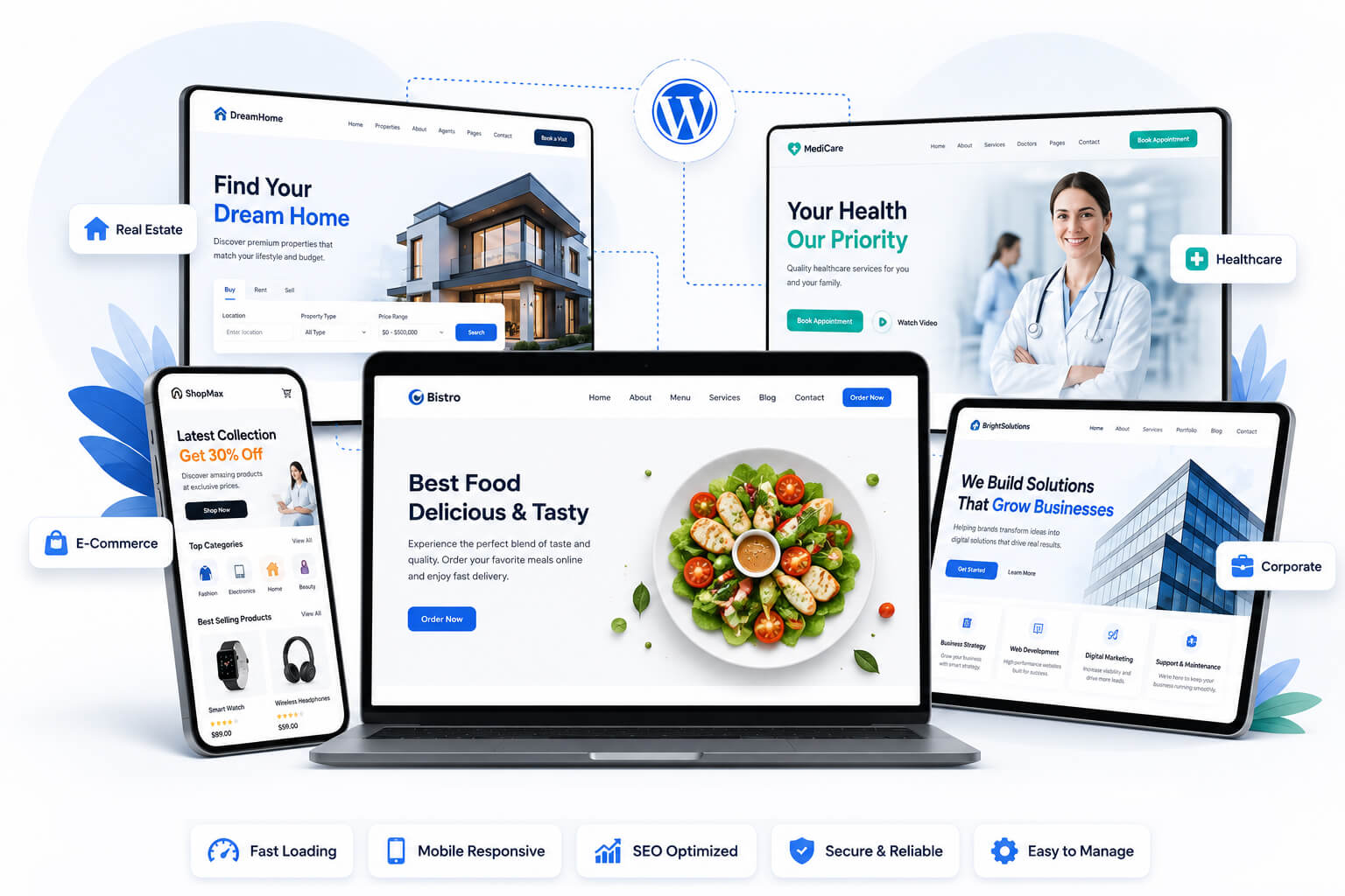 Best WordPress Web Design Company in Hyderabad - SiteCrafted